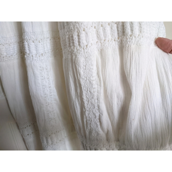 Old Navy White Casual Cotton Spaghetti Strap Dress XS - Picture 10 of 11